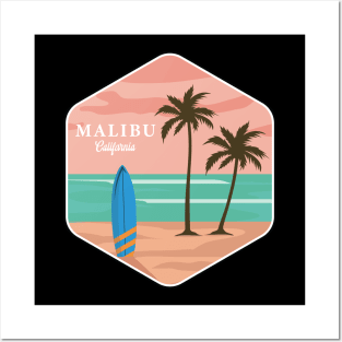 Malibu California Posters and Art